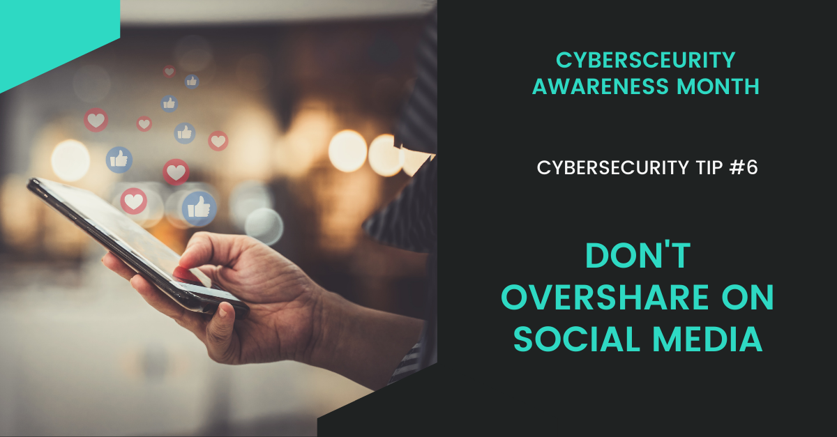Cybersecurity Tip #6 4 6 1
